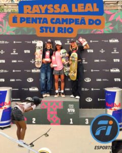 Skatista Rayssa Leal é pentacampeã do STU Pro Tour do Rio item-thumbnail